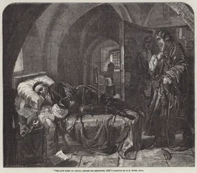 Der letzte Schlaf von Argyll vor seiner Hinrichtung, 1685