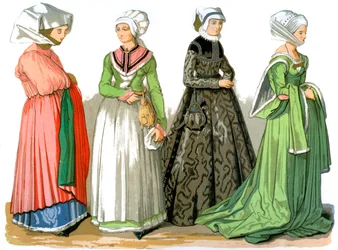 Frauen von Nürnberg, Deutschland, 16. Jahrhundert 1849