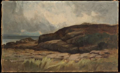 Ohne Titel (Landschaft mit Felsen)