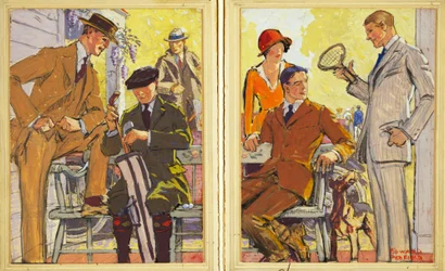 Werbung für Hart, Schaffner & Marx Kleidung, veröffentlicht 1900