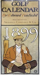 Kalender: „Golfkalender“ von Edward Penfield