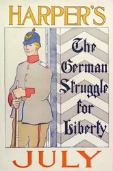 Poster für Harpers New Monthly Magazine, Juli 1895