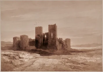 Landschaft mit Schloss