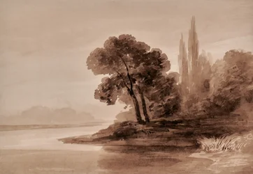 Landschaft mit Bäumen