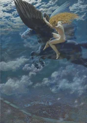 Traumidylle: Eine Walküre, ca. 1902