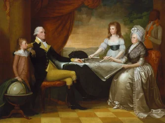 Die Familie Washington, 1789-1796