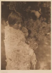 Ein Cree Mädchen