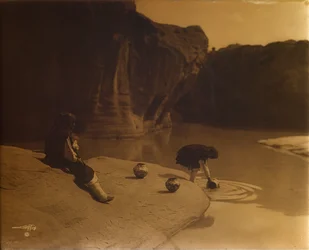 Am alten Brunnen von Acoma, ca. 1904