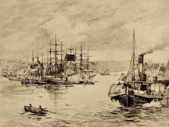 Der Tyne: Bei Shields, um 1880