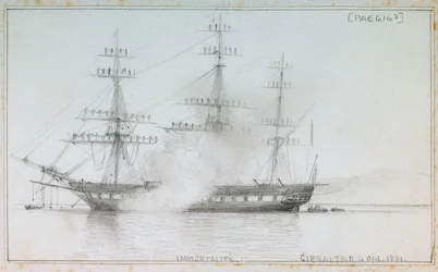 Immortalité Gibraltar, 4. April 1861
