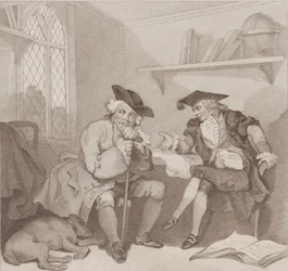 Eine Collegeszene oder ein fruchtloser Versuch auf die Geldbörse