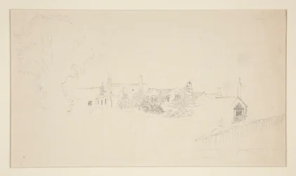 Architekturstudie (recto); Ornamentale Skizzen (verso)