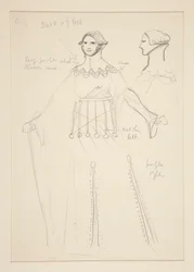 Herzog von York, Kostümskizze für Henry Irving