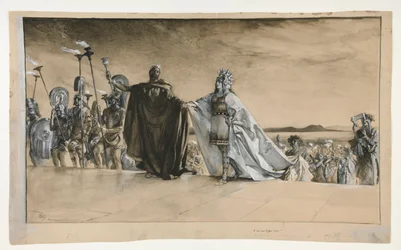 Theseus tritt ein, Illustration für Akt I, Szene i, Ein Sommernachtstraum
