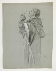 Figurenstudie für König Artus
