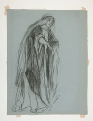 Figurenstudie für die Burg der Jungfrauen