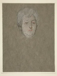 Kopf einer älteren Frau für die Krönung von Edward VII