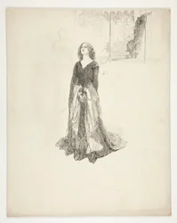 Dame mit gefalteten Händen, aus König Richard II