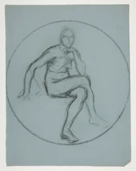 Medallionstudie für Wandgemälde im Staatskapitol in Harrisburg, Pennsylvania, 1902-1911 (vollendet von John Singer Sargent)
