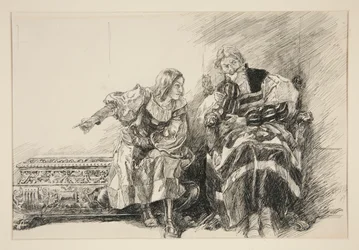 Proteus und der Herzog, aus Akt III, Szene i, Zwei Herren aus Verona