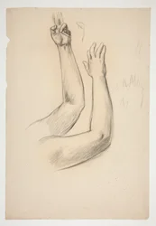 Skizze von zwei Armen