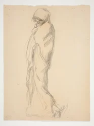 Studie für Figur von 11 Uhr(?) in