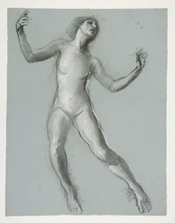 Studie für Figur von 12 Uhr mittags
