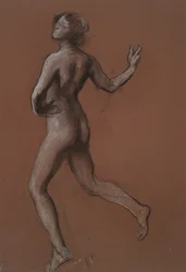 Studie für die Figur von 14 Uhr
