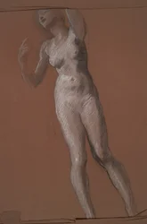 Studie für die Figur von 15 Uhr