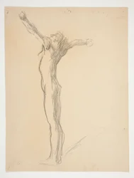 Studie für Figur von 6 Uhr morgens