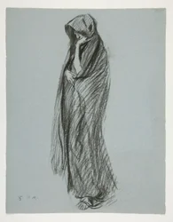 Studie für die Figur von 20 Uhr