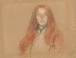 Studie für Kopf von Ophelia
