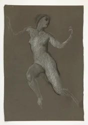 Studie für die Figur von 12 Uhr mittags