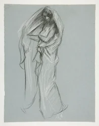 Studie für die Figur von 4 Uhr morgens(?) in
