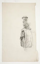Studie einer Landfrau