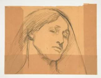 Studie einer Frau