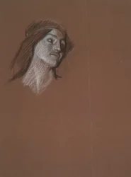 Studie einer Frau