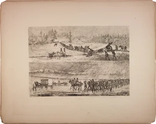 Im Schlamm stecken geblieben, 1876