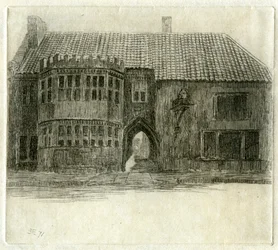 Das Rote Löwen Gasthaus, Glastonbury, Somerset, 1881