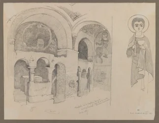 Frühchristliches (koptisches) Kloster in Esna, 1. März 1887
