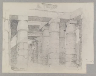 Tempel des Khonsu in Karnak, 1887