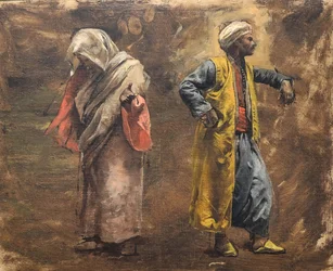 Studie von zwei Figuren, ca. 1878
