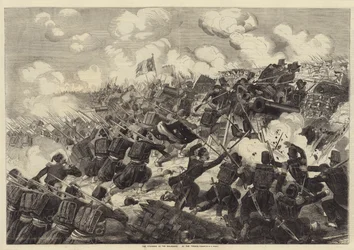 Die Erstürmung des Malakoff durch die Franzosen