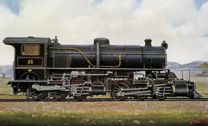 Dampflokomotive Nr. 21. Unter den Mongolen: Mallet-Verbunddienst in den Khingan-Bergen, Peking - Kalgang Railway