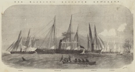 Die Depeschenkanonenboote Ihrer Majestät, Lynx, Beagle, Arrow und Viper