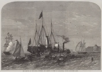 Die Ankunft Seiner Königlichen Hoheit des Prinzen von Wales in Alexandria, Ägypten