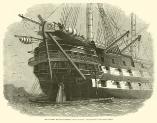 Das Atlantische Telegrafenkabel, Heck der HMS Agamemnon