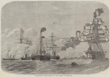 Die Feste von Cherbourg, Ankunft Ihrer Majestät in Cherbourg