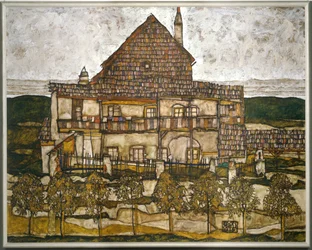 Haus mit Schindeldach