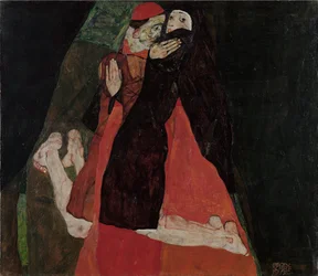 Kardinal und Nonne („Liebkosung“)